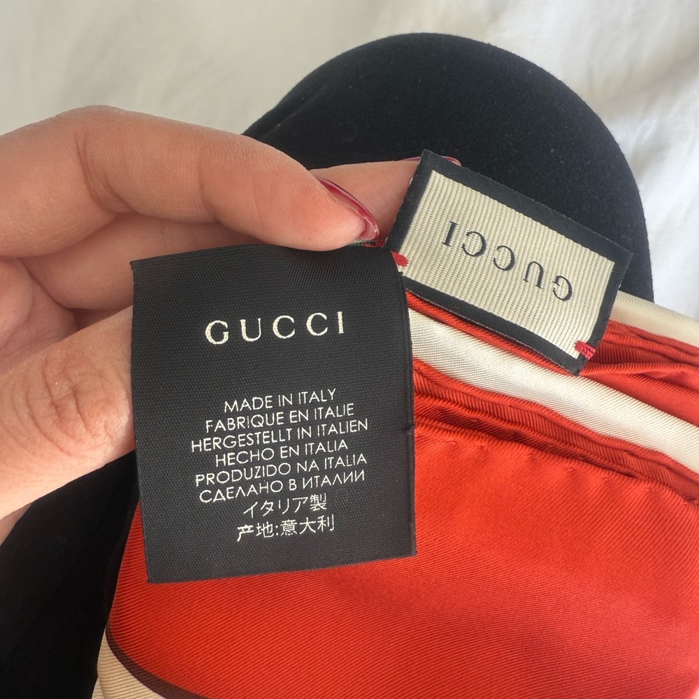 Elegant Red and Gold Holiday Scarf - Picture 5 of 7